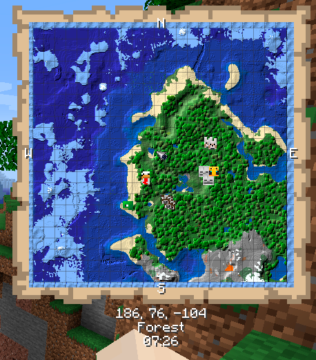 Just Map [1.17.1] [1.16.5] [1.15.2] / Моды для Майнкрафт / Minecraft Inside