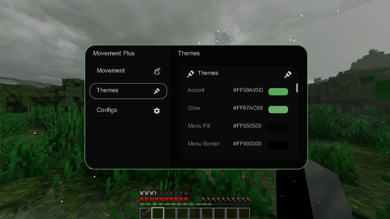 Player Movement Plus [1.20.1] / Моды для Майнкрафт / Minecraft Inside