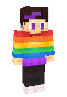 Скин по нику RainbowBoy