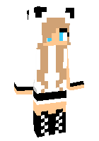 Скин по нику Xx_panda_girl_xX