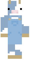 Скин по нику BlueCow