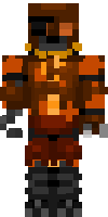 Скин по нику FOXYTHEPIRATEFOX