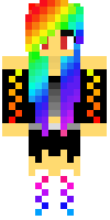 Скин по нику RainbowLaura