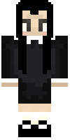 Скин по нику WednesdayAddams