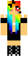 Скин по нику rainbow_bitch