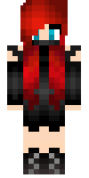Скин по нику redwolfgirl