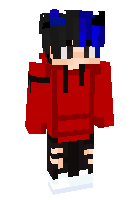 black and blue hair
