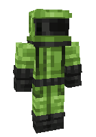 Lime spacesuit