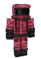Crimson spacesuit