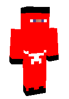 steve red ninja costum