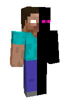 herobrine x ender man