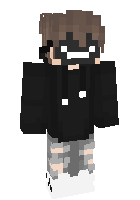 Boy in black mask