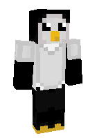 penguin with stone chest plate