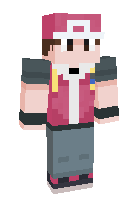 Pokemon trainer red Minecraft Skins