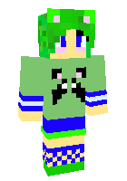 Девочка панда green-blue