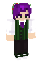 purple hair boy