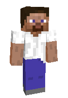 steve in white T-shirt
