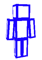 Синий стикмен