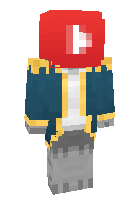 Чел с головой ютуба / Скины для Майнкрафт / Minecraft Inside