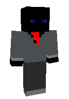 Man in grey costume