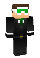 Secret Service Guard w/ Neon Green BulletProof Goggles