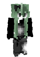 green hair